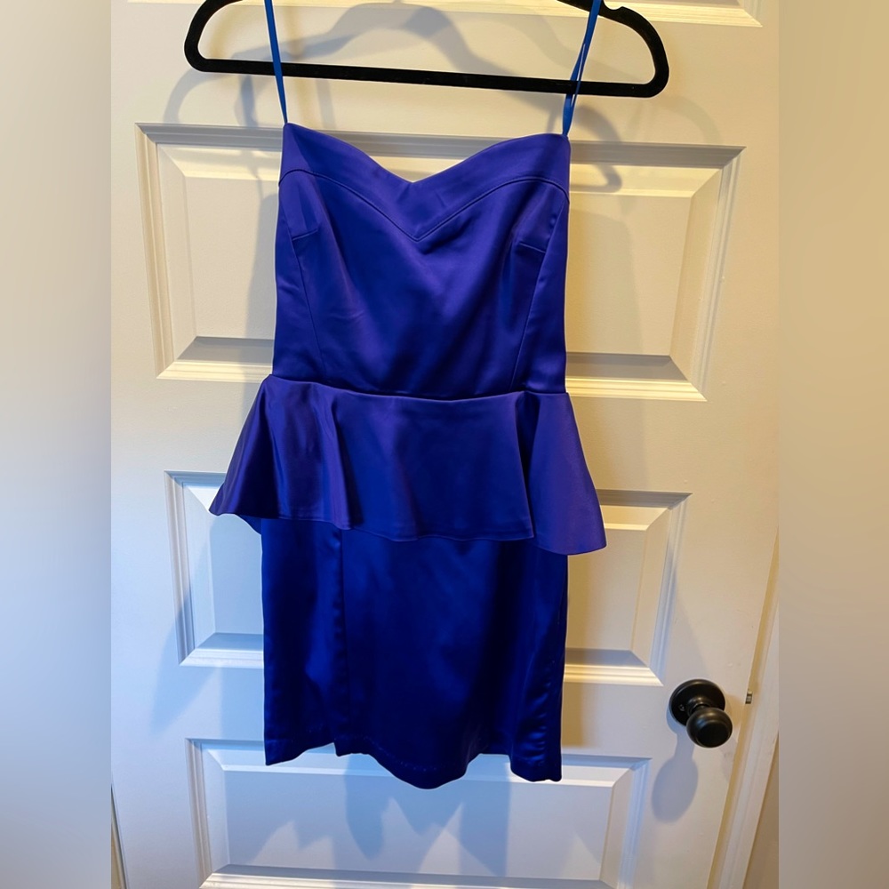 NWT Arden B strapless peplum dress